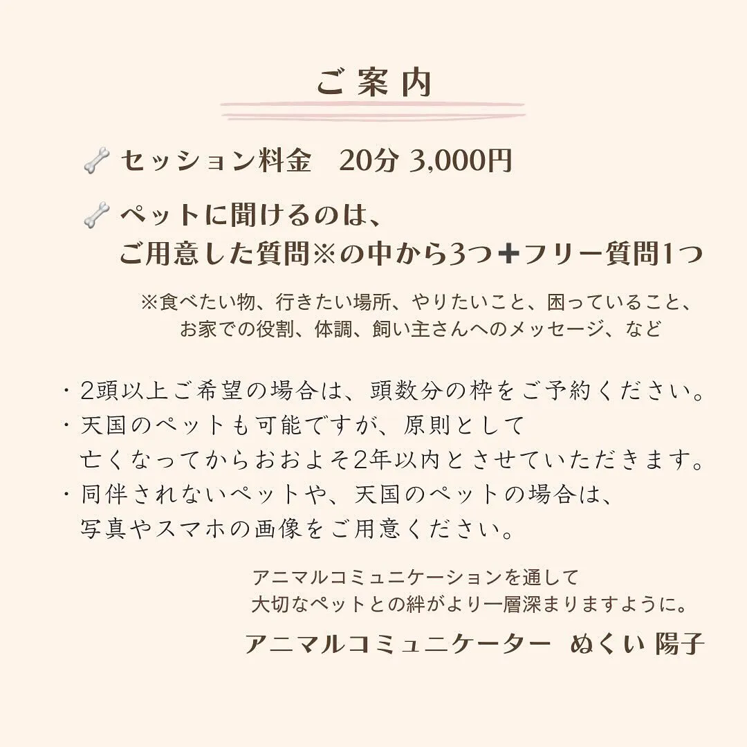 アニマルコミュニケーション10.23